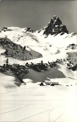 Oberterzen Seebenalp mit Saechsmoor Hotel Seebenalp Winterpanorama Kat. Oberterzen