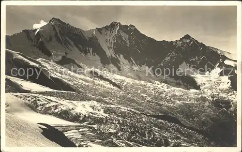 Taeschhorn Dom Suedlenzspitze Walliser Alpen Kat. Taeschhorn