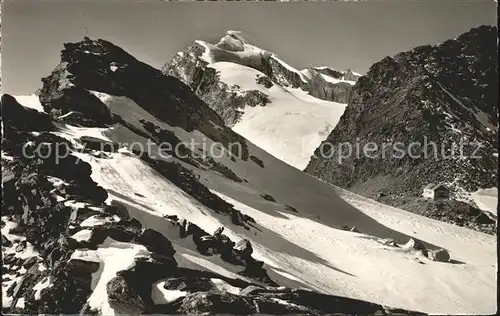 Saas Fee Britanniahuette Allalinhorn Berghaus Walliser Alpen Kat. Saas Fee