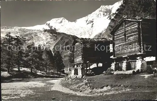 Saas Fee Berghuetten Alphubel Taeschhorn Walliser Alpen Kat. Saas Fee