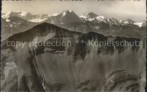 Brienzer Rothorn BE Alpenpanorama Fliegeraufnahme Kat. Brienzer Rothorn