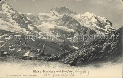 Kleine Scheidegg Wengen Berghotel Jungfrau Berner Alpen Kat. Scheidegg Kleine