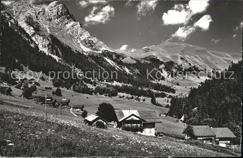 Matten St Stephan Gastwirtschaft Alpenrose Fermeltal Rothorn Rauflihorn Berner Alpen Kat. Matten St Stepahn