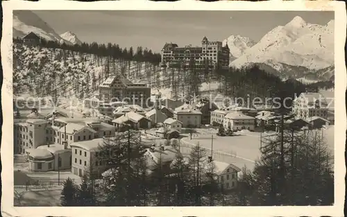 Sils Maria Graubuenden Teilansicht Hotels Kat. Sils Maria