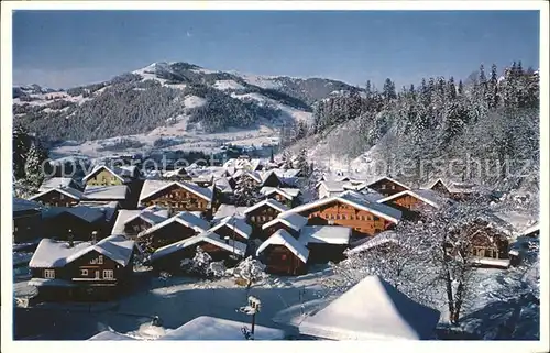 Gstaad Winterpanorama Kat. Gstaad