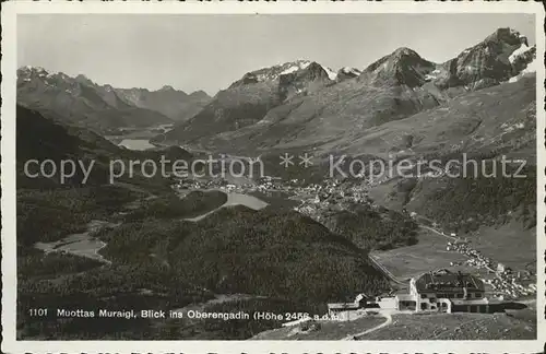 Muottas Muragl mit Oberengadin / Muottas Muragl /Rg. St Moritz