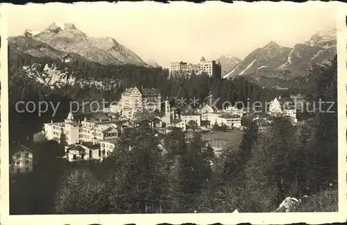 Sils Maria Graubuenden mit Piz della Margna Kat. Sils Maria