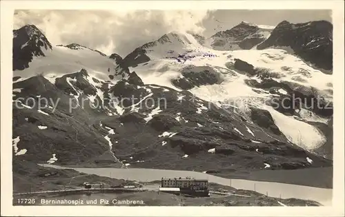 Bernina Hospiz und Piz Cambrena Alp Gruem Kat. Bernina