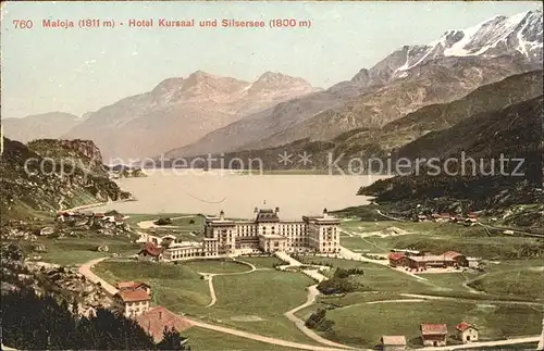 Maloja Chiavenna Hotel Kursaal Silsersee Kat. Maloja