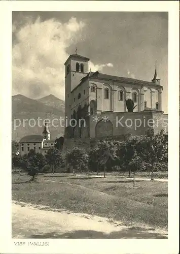 Visp Kirchenpartie Kat. Visp