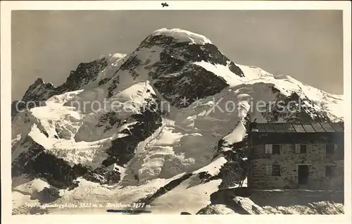 Breithorn Aletsch Gandegghuette Kat. Breithorn