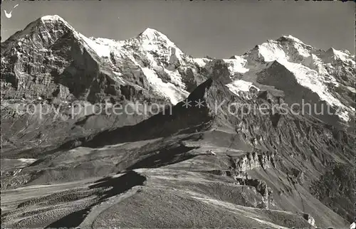 Maennlichen mit Eiger Moench Jungfrau Kat. Maennlichen