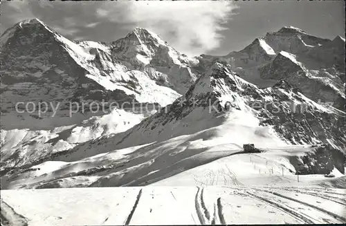 Maennlichen mit Eiger Moench Jungfrau Kat. Maennlichen