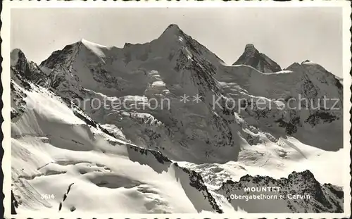 Obergabelhorn et Cercin Matterhorn Kat. Obergabelhorn