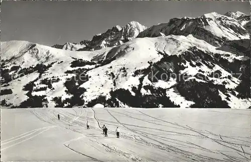 Lenk Simmental Skigebiet Betelberg Hahnenmoospass Lohner Wildstrubel Kat. Lenk Simmental