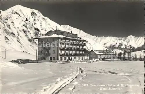Samnaun Dorf Hotel Silvretta Wintersportplatz Kat. Samnaun Dorf