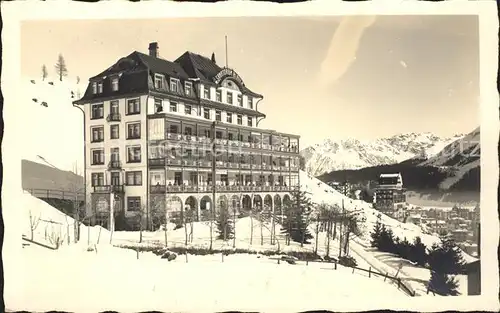 Davos GR Sanatorium Albula Wintersportplatz Alpen Kat. Davos