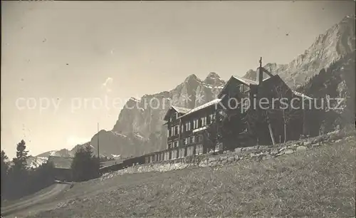 Walenstadt Kurhaus Schrina Hochruck Alpen Kat. Walenstadt