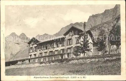 Walenstadt Alpenkurhaus Schrina Hochruck Kat. Walenstadt