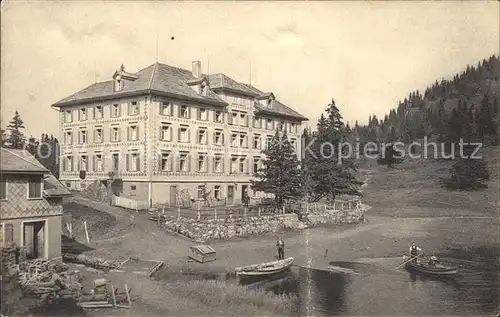 Seebenalp Kurhaus am See Boot Kat. Flumserberg Bergheim