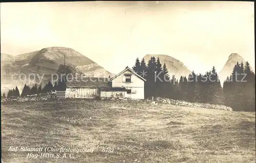 Alt St Johann auf Silamatt Churfirstengebiet Hag Huette SAC Appenzeller Alpen Kat. Alt St Johann