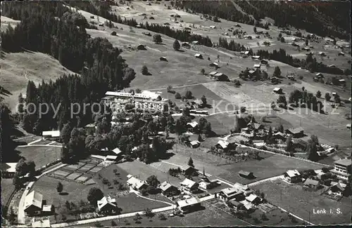 Lenk Simmental Fliegeraufnahme Kat. Lenk Simmental