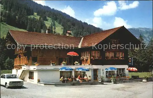 Lenk Simmental Gasthaus Pension Edelweiss Kat. Lenk Simmental