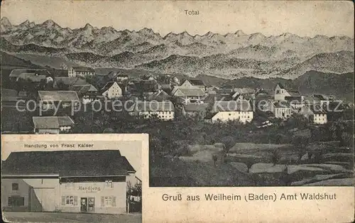 Weilheim Waldshut Handlung Franz Kaiser  / Weilheim /Waldshut LKR