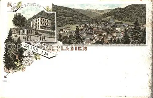 St Blasien Hotel-Pension Krone   / St. Blasien /Waldshut LKR