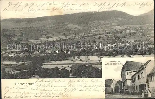 Obereggenen Gasthaus Zum Hirschen  / Schliengen /Loerrach LKR