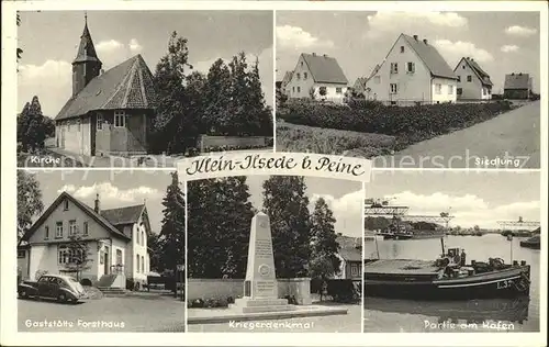 Klein-Ilsede Gaststaette Forsthaus Siedlung Kriegerdenkmal Kirche  /  /
