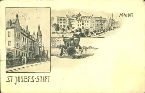 Mainz Rhein St. Josef-Stift Haushaltungsschule  / Mainz Rhein /Mainz Stadtkreis