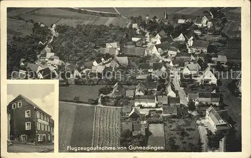 Gutmadingen Fliegeraufnahme Gasthaus zum Adler  / Geisingen /Tuttlingen LKR