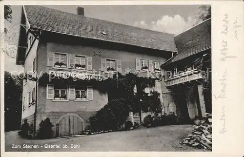 Eisental Gasthaus zum Sternen  / Buehl /Rastatt LKR