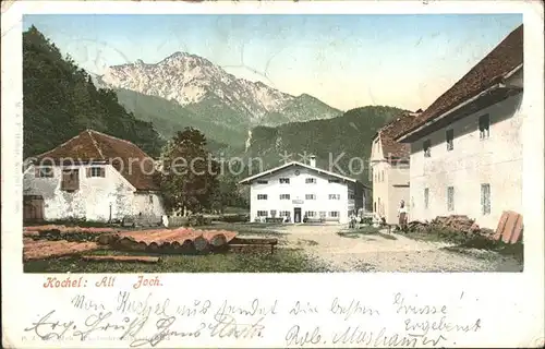 Kochel See Altjoch Litho / Kochel a.See /Bad Toelz-Wolfratshausen LKR