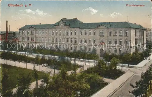 Offenbach Main Friedrichschule Stempel Inf.-Regt. 168 I. Ers.-Batl. 3 Ers.-Komp. / Offenbach am Main /Offenbach LKR