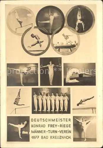 Bad Kreuznach Deutschmeister Konrad Frey-Riege Maenner-Turnverein 1877 / Bad Kreuznach /Bad Kreuznach LKR
