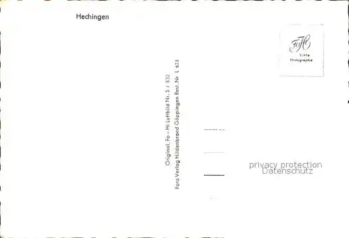 Hechingen Fliegeraufnahme / Hechingen /Zollernalbkreis LKR