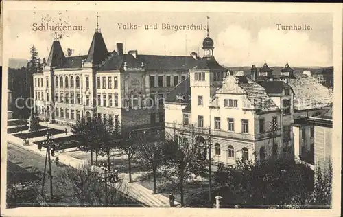 Schluckenau Tschechien Turnhalle Volks Buergerschule  / Sluknov /