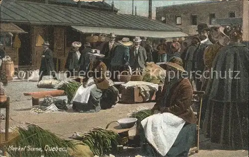 Quebec Market Scene  / Quebec /