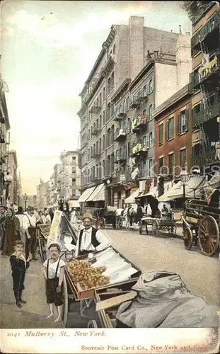 New York City Mulberry Street Markt  / New York /