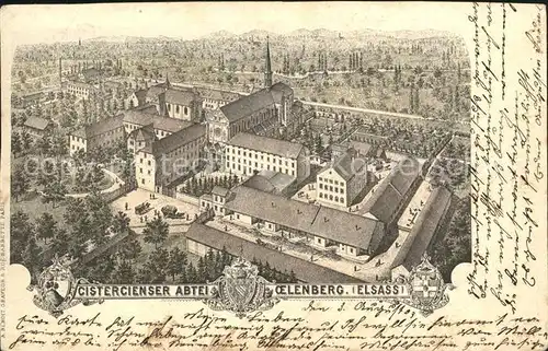 Oelenberg Elsass Cistercienser Abtei  / Reiningue /Arrond. de Mulhouse