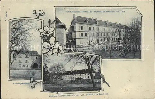 Isenheim Taubstummen Anstalt St Florenz Klosterpraeparandenschule Pfarrhaus  / Issenheim /Arrond. de Guebwiller