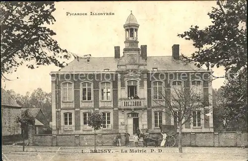 Brissy-Hamegicourt La Mairie PD Landst Batl Lueneburg III Komp / Brissy-Hamegicourt /Arrond. de Saint-Quentin