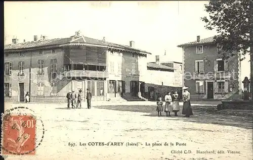 Les Cotes-d Arey La place de la Poste  / Les Cotes-d Arey /Arrond. de Vienne