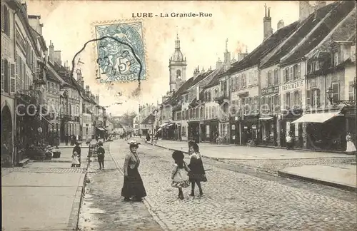 Lure Haute-Saone La Grande Rue  / Lure /Arrond. de Lure