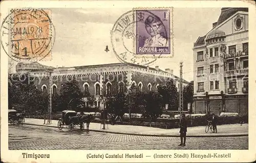 Timisoara Castelul Huniadi Pferdekutsche  / Timisoara /