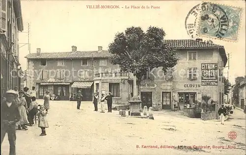 Villie-Morgon Postplatz Citron Crozet Clovis  / Villie-Morgon /Arrond. de Villefranche-sur-Saone