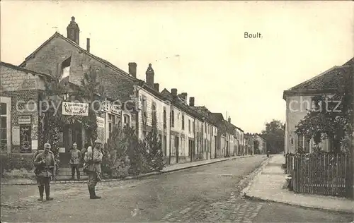 Boult 1. WK Soldaten Ruine Lesehalle  / Boult /Arrond. de Vesoul