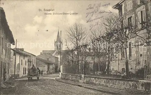 Saint-Souplet Divisions Stabs Quartier Soldaten  / Saint-Souplet /Arrond. de Cambrai